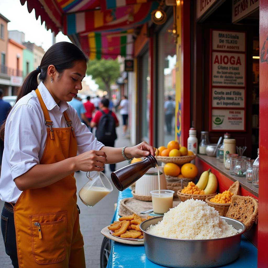 Chata Street Vendor in Mexico City