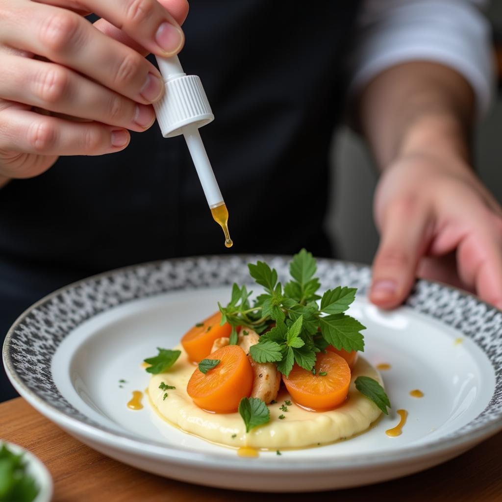 Chef Using Food Grade Terpenes