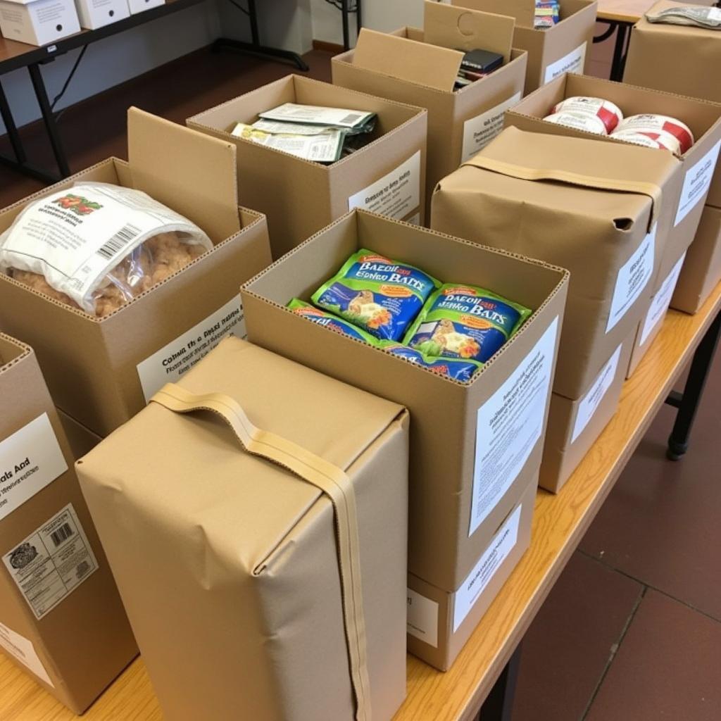 Prepared Food Parcels at Chelsea Food Bank