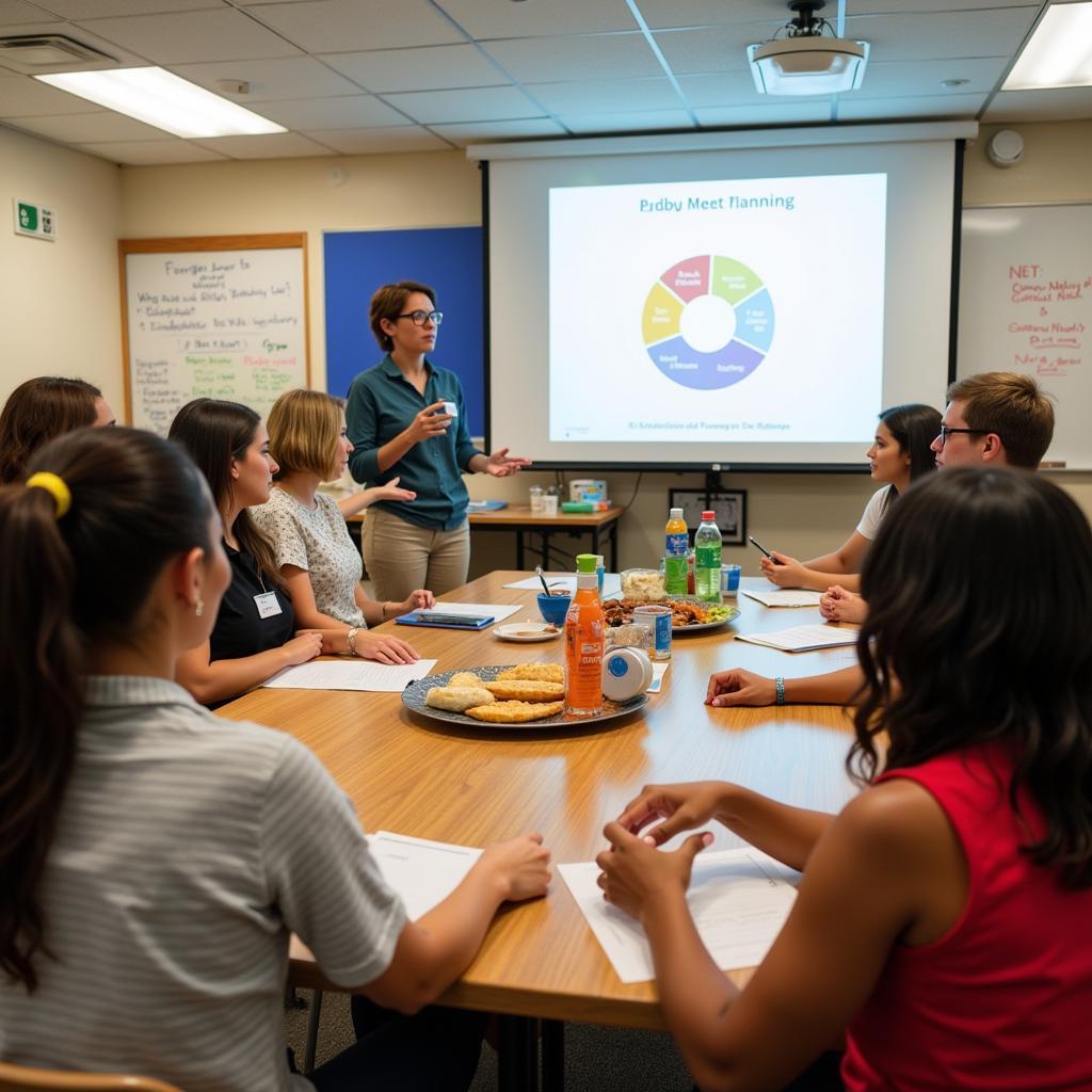 Nutrition Education Class at Chester County Food Bank