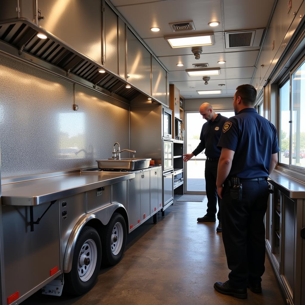 Final Inspection of a Chicago Food Truck