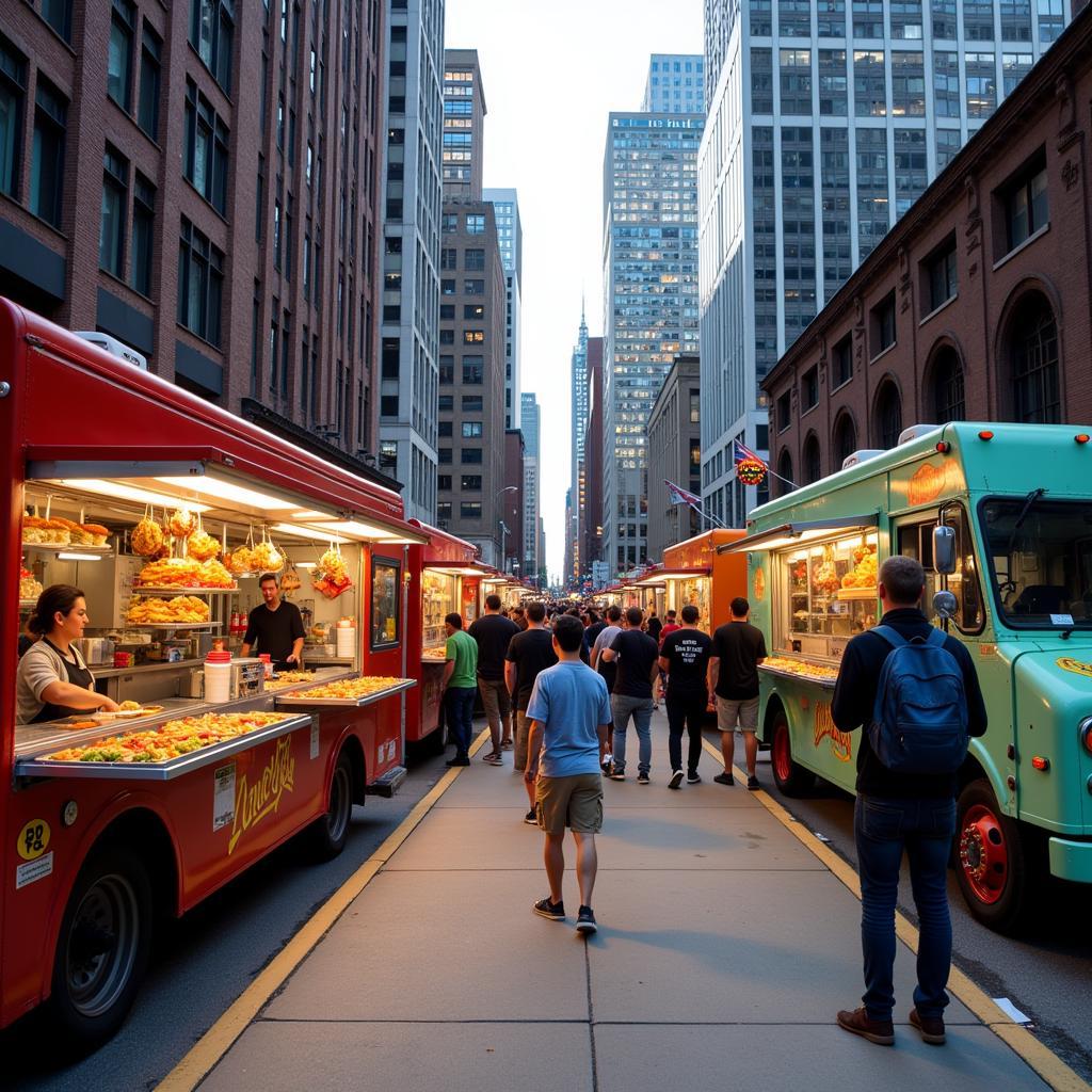 Vibrant Chicago Food Truck Scene