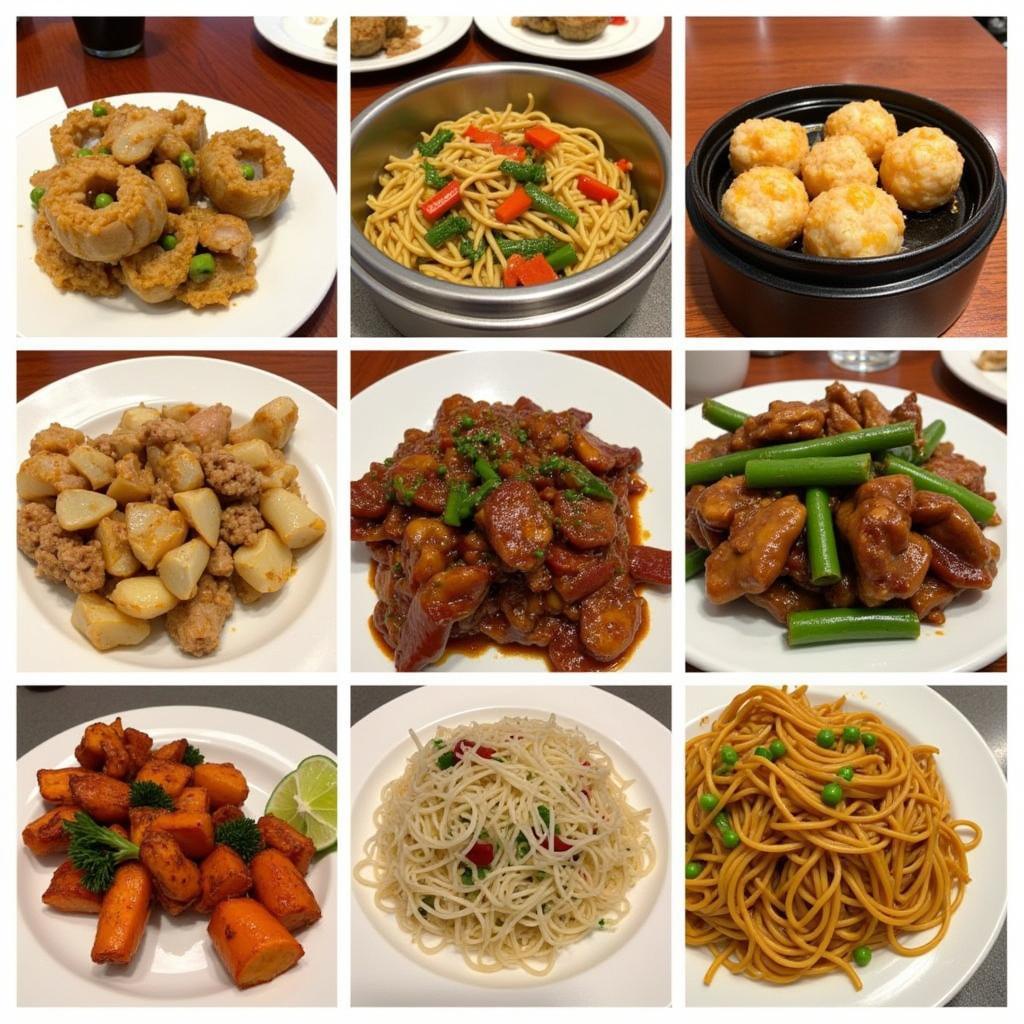 A Variety of Chinese Dishes in East Haven, CT