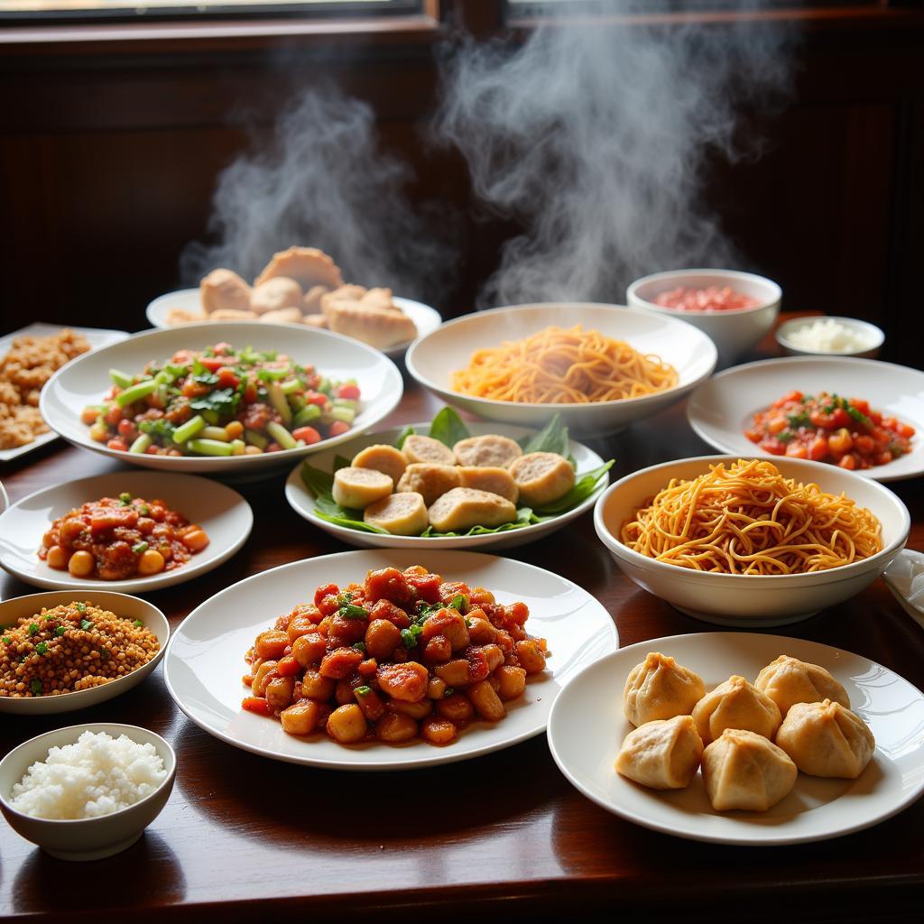 A variety of Chinese dishes in Washington PA