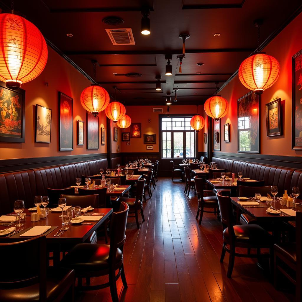 Chinese Restaurant Ambiance in Acworth