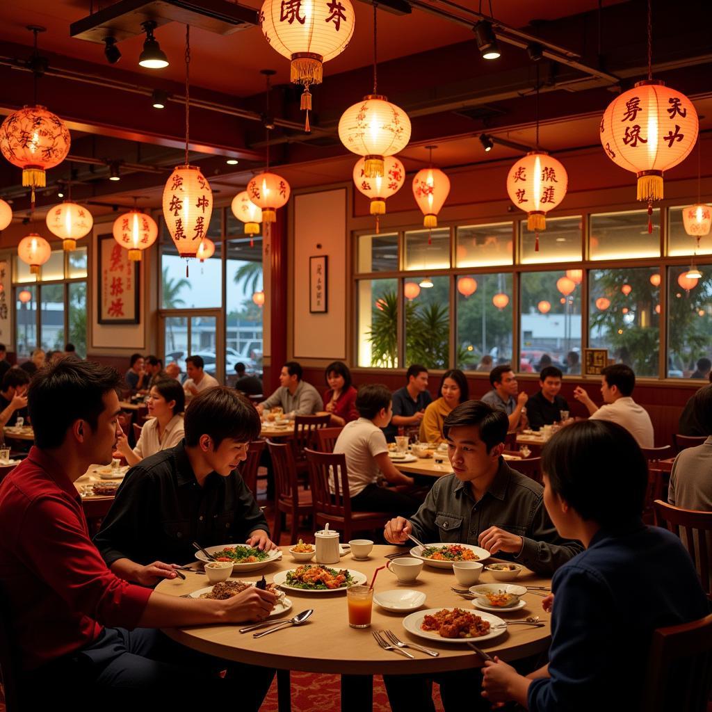 Dining at a Chinese Restaurant in Florida