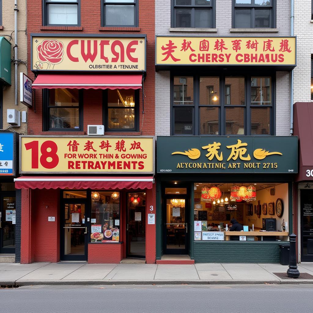 Chinese Restaurants on Elizabeth Avenue