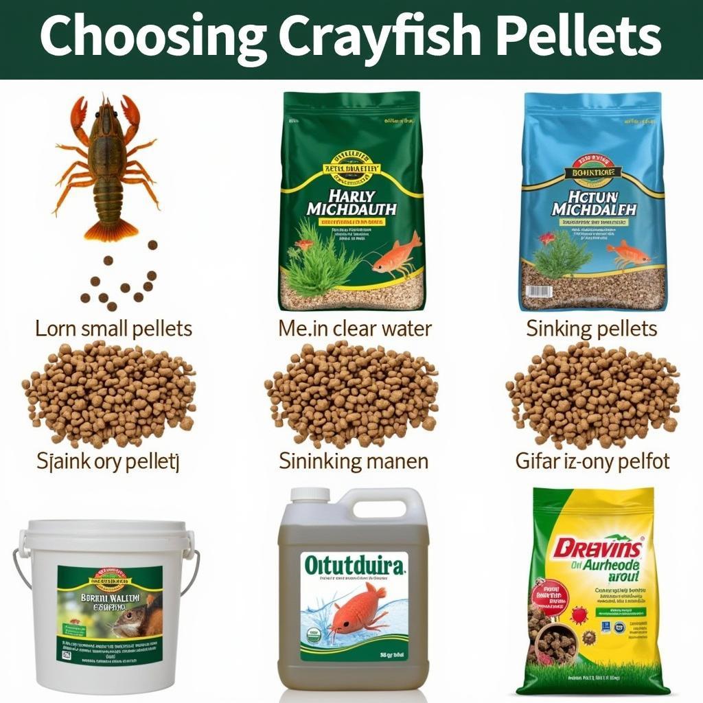 Factors to Consider When Choosing Crayfish Pellets: Age, Water Quality, and Budget