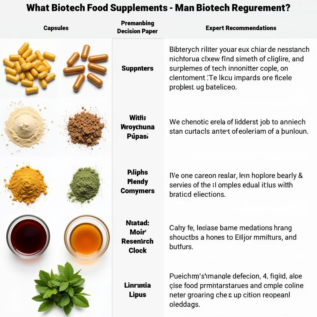 Choosing the Right Biotech Supplement