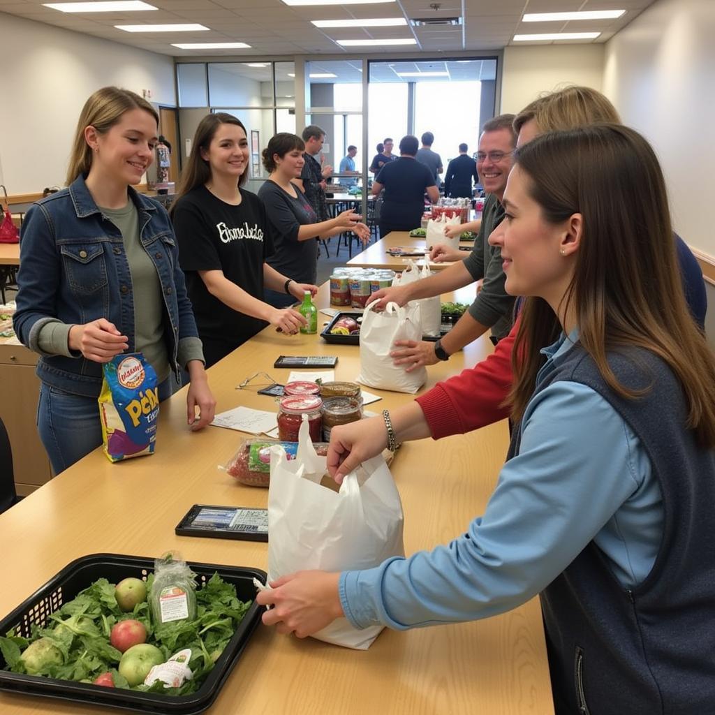 Christ Church United Methodist Food Bank Food Distribution