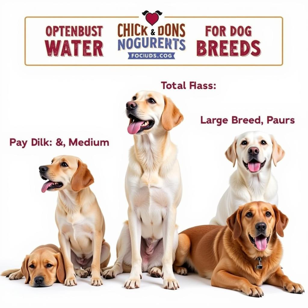 Chuck and Don's Dog Food for Different Breeds