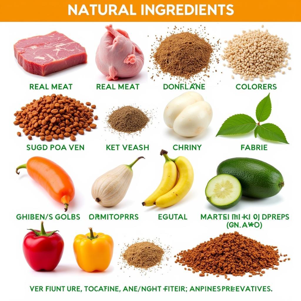 Chuck and Don's Dog Food Ingredients - Natural and Wholesome