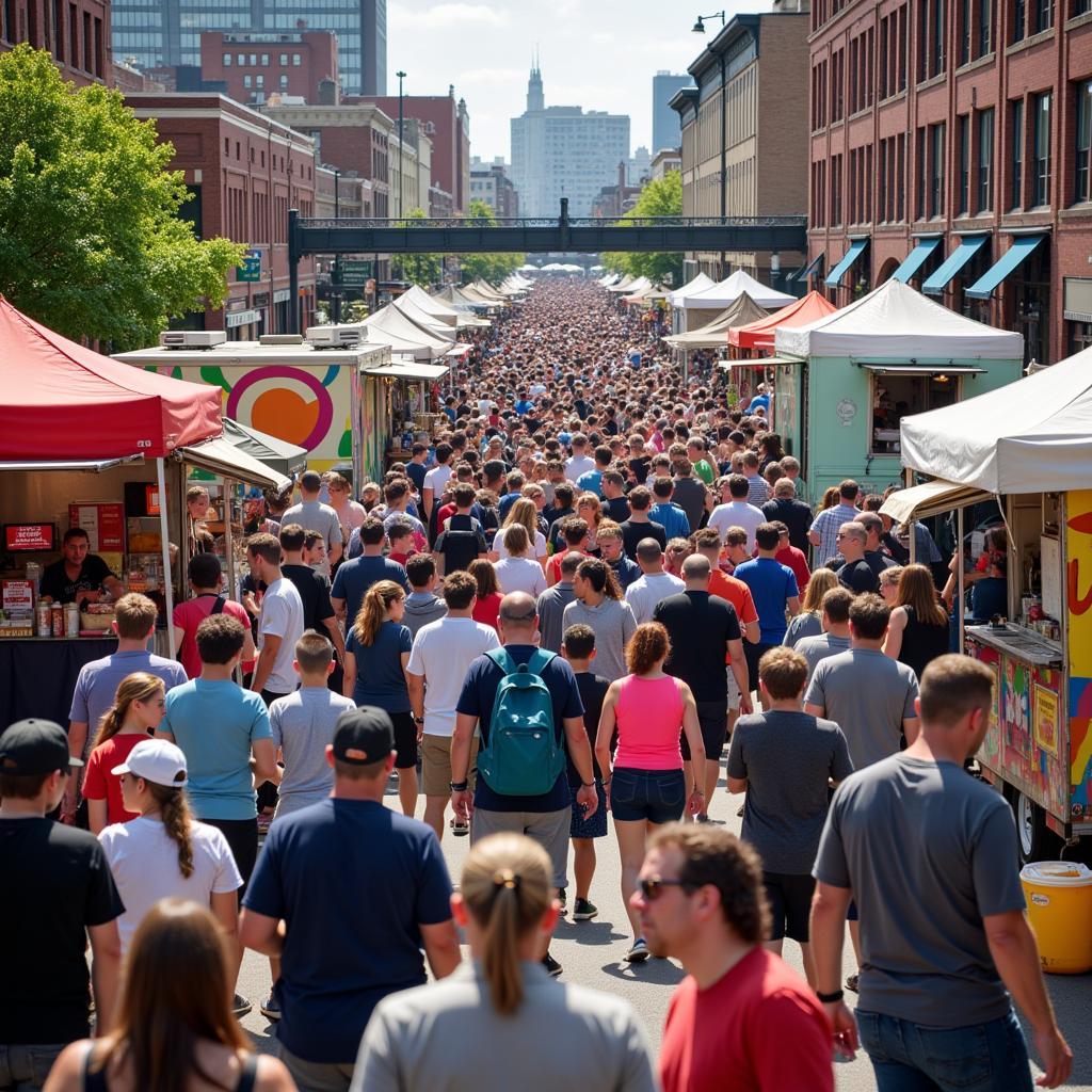 Vibrant Cincinnati Food Festival Scene