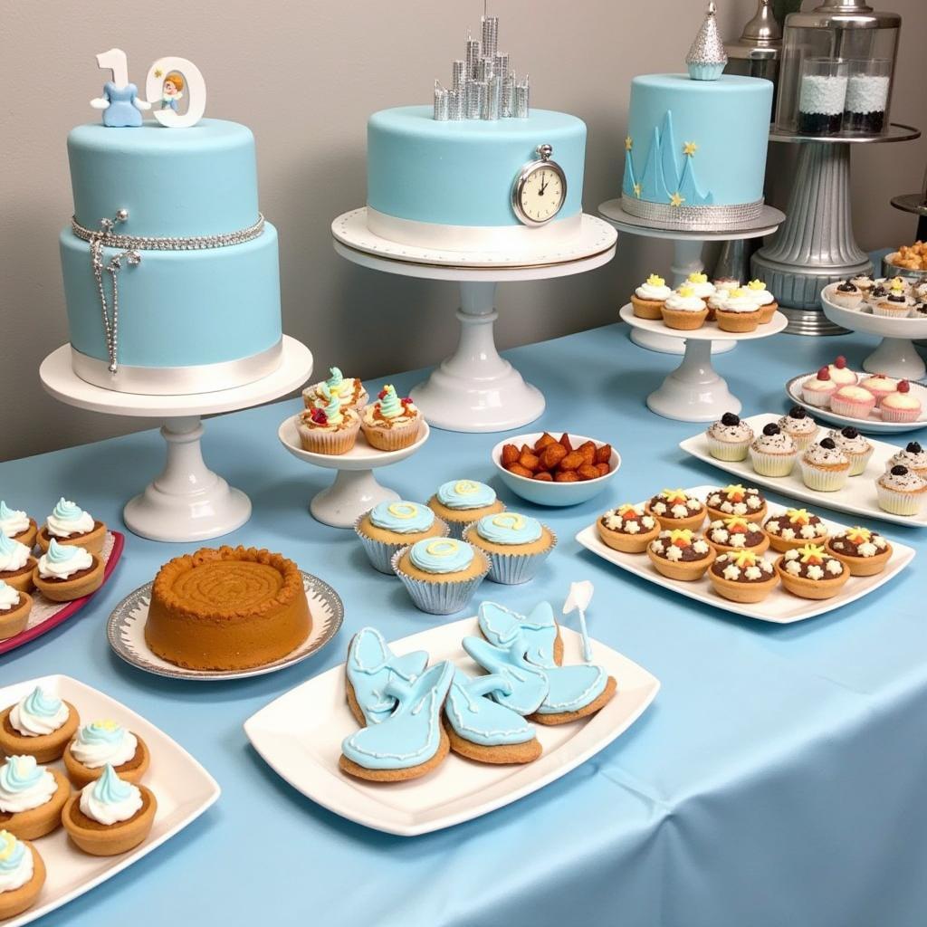 Cinderella Inspired Dessert Table Spread