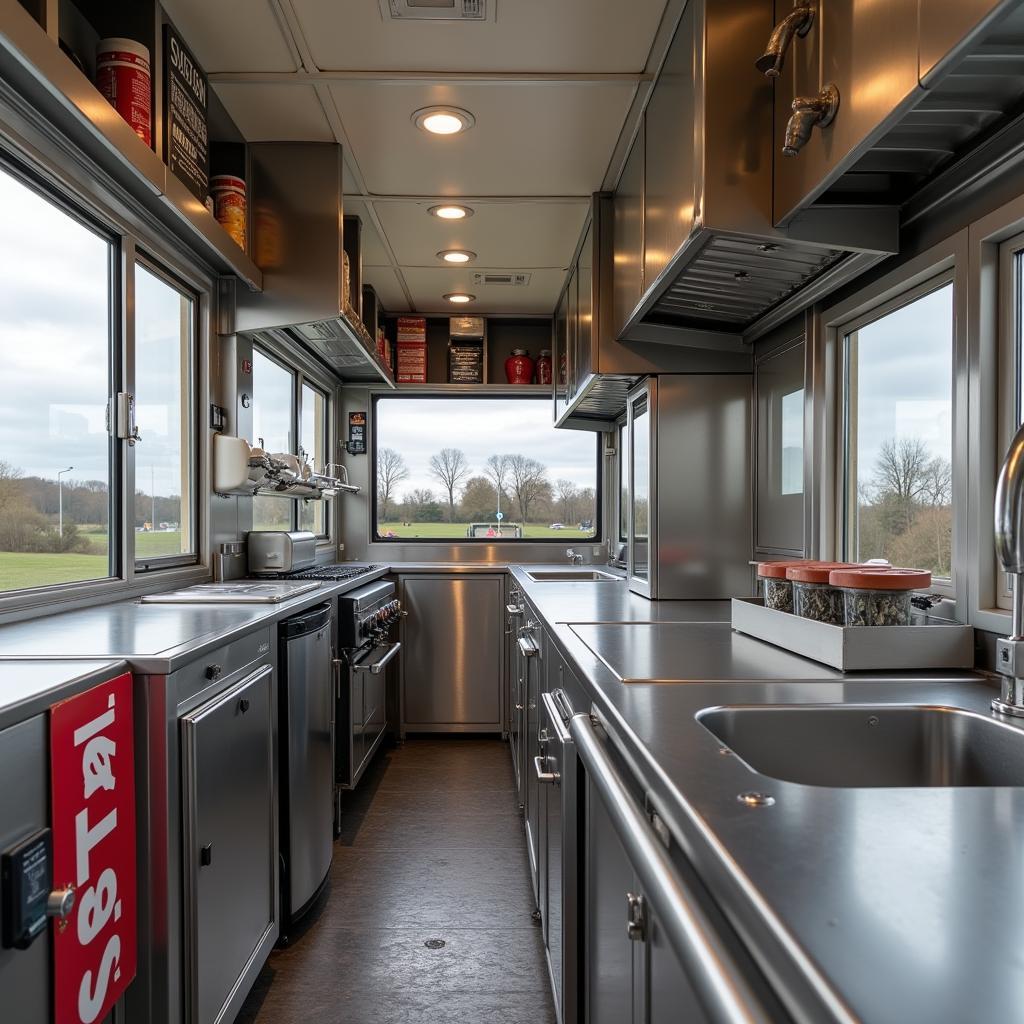 Inside the Citroen Food Truck Kitchen: Professional Equipment and Efficient Layout