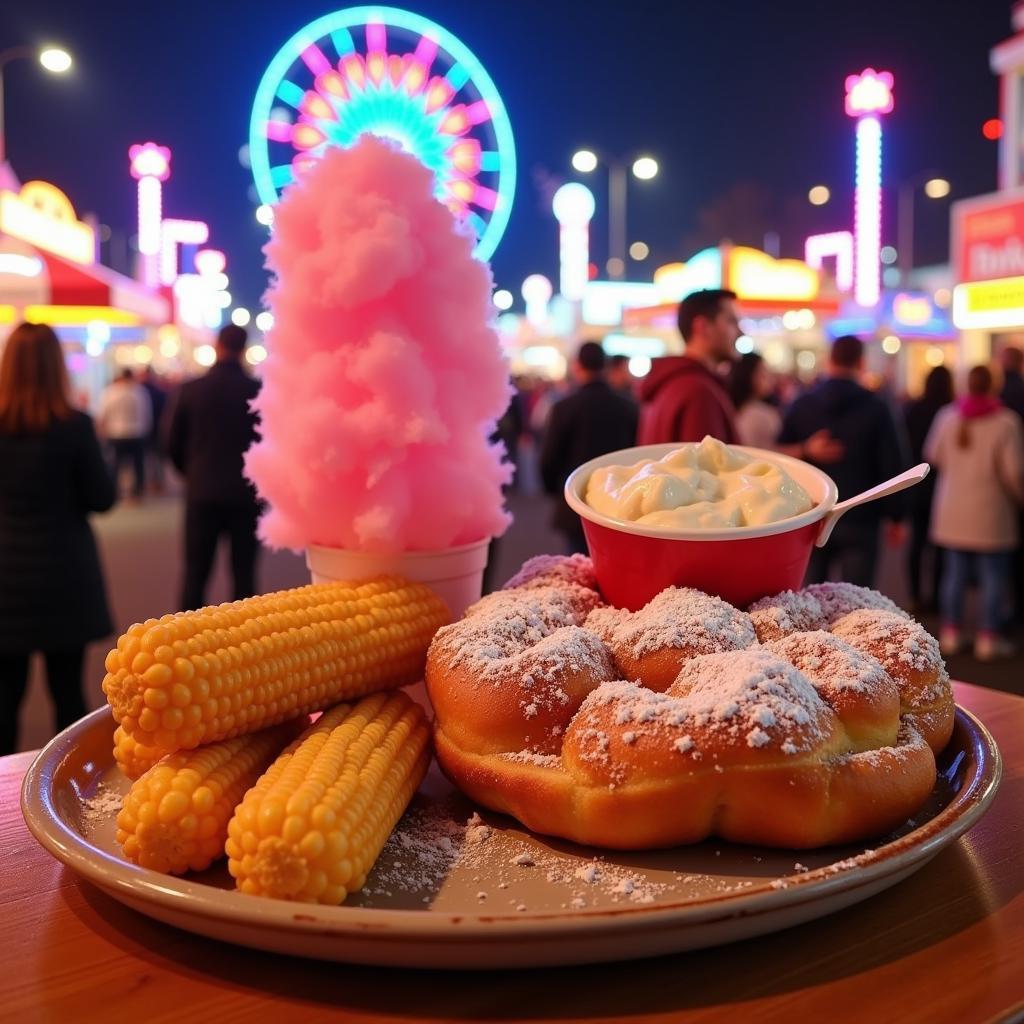 Classic Fair Foods at Salem Fair 2024: Corn Dogs, Cotton Candy, and Funnel Cake