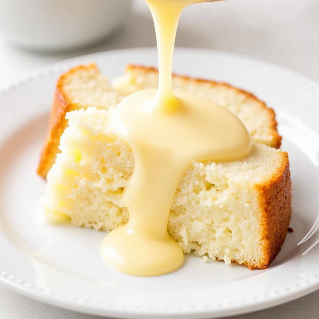 Classic Vanilla Angel Food Cake Glaze