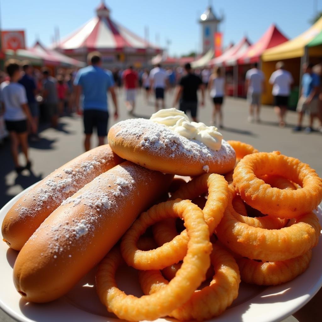 Classic Waukesha County Fair Food: Corn Dogs, Cream Puffs, and Onion Rings