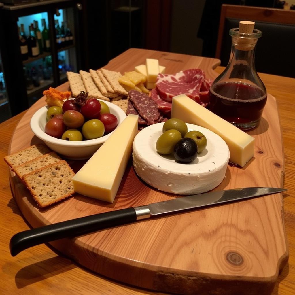 Classic Wine Bar Cheese and Charcuterie Board