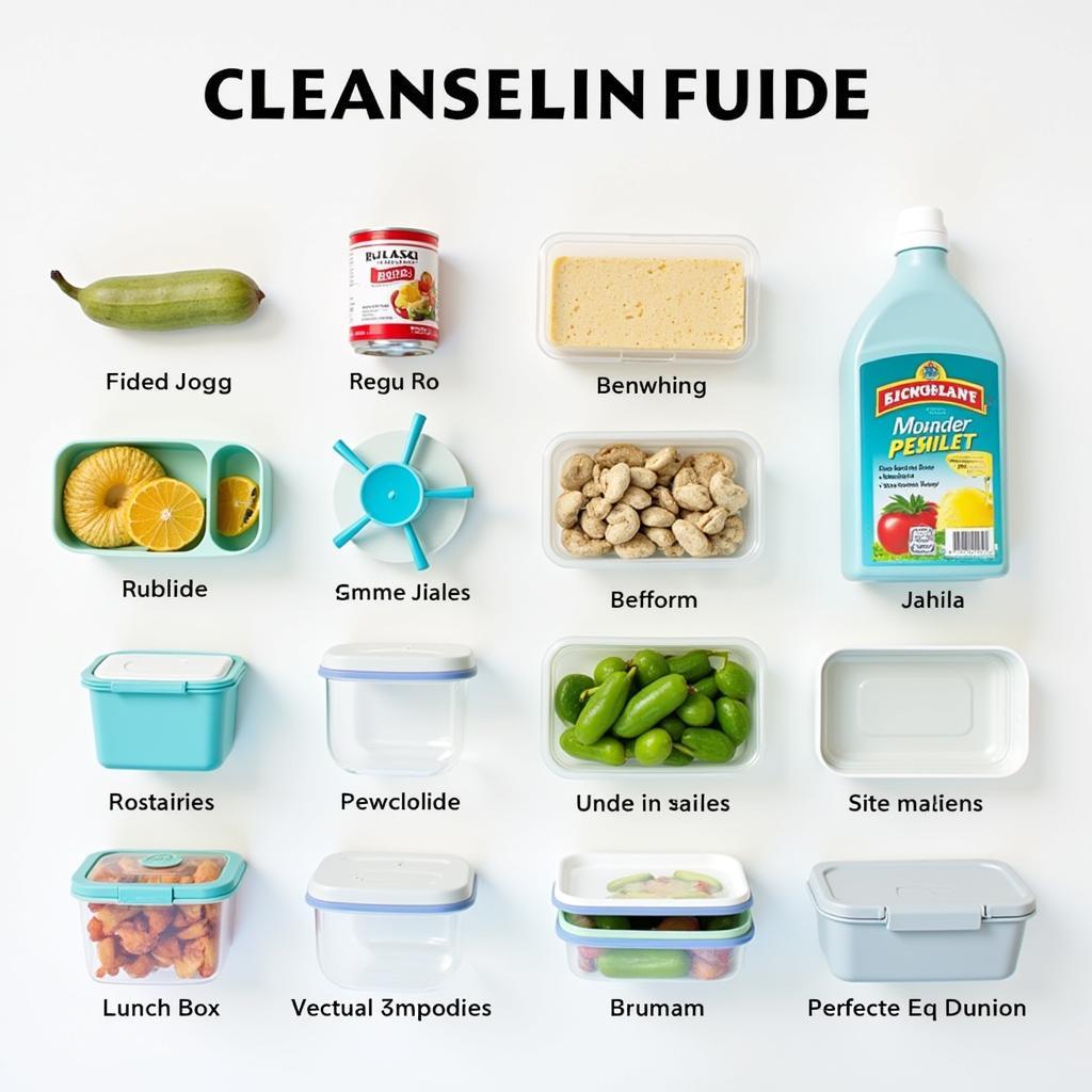 Clean and Organized Lunch Box Food Containers