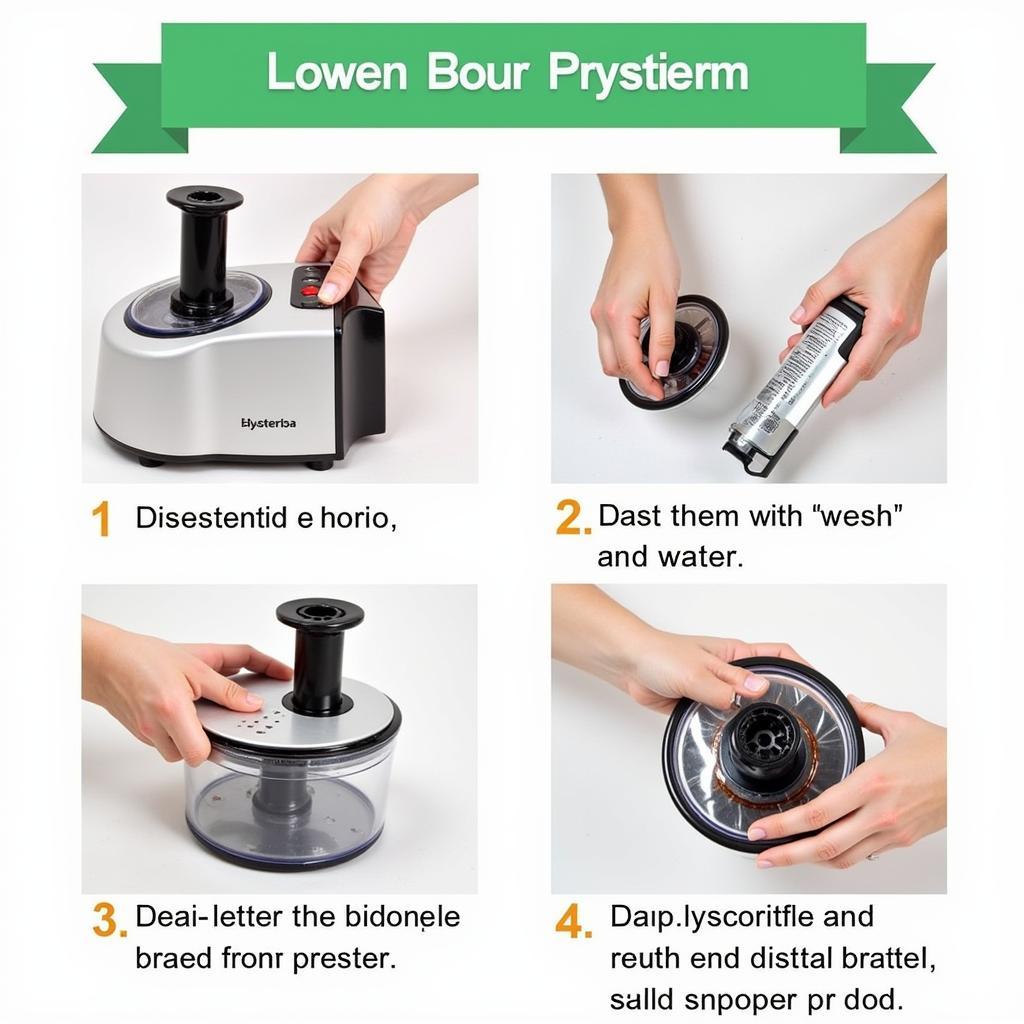 Cleaning Food Processor Parts