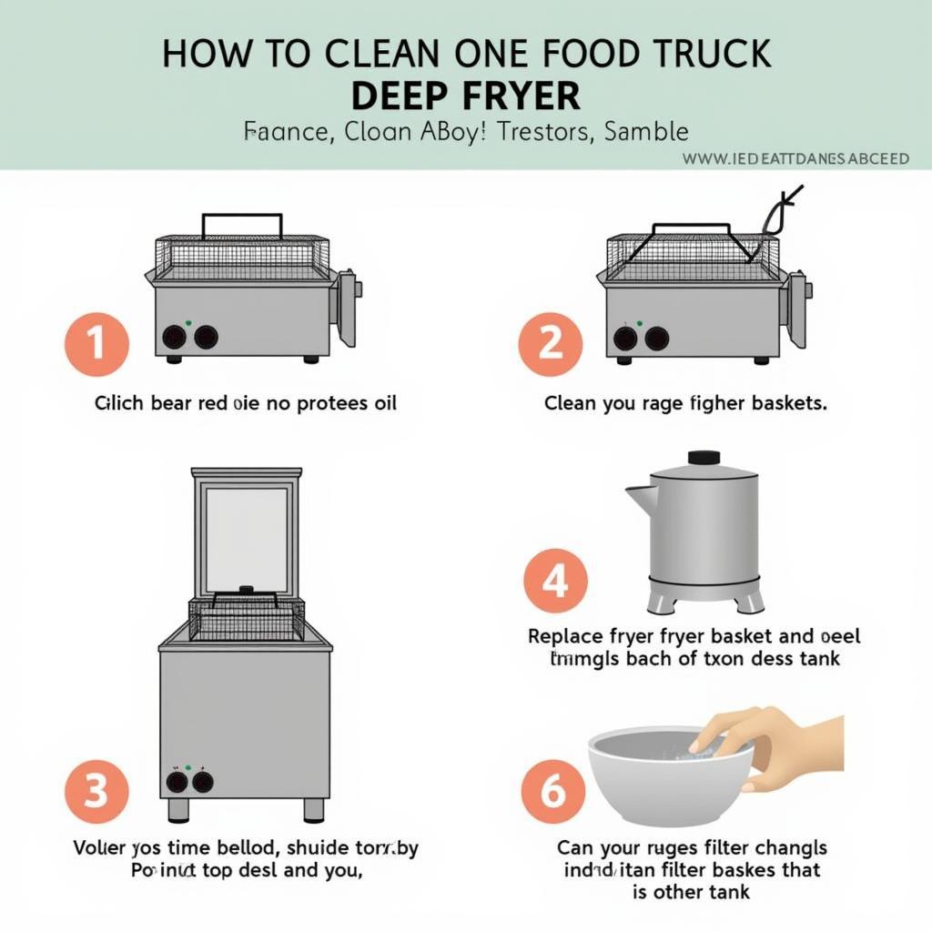 Cleaning a Food Truck Deep Fryer