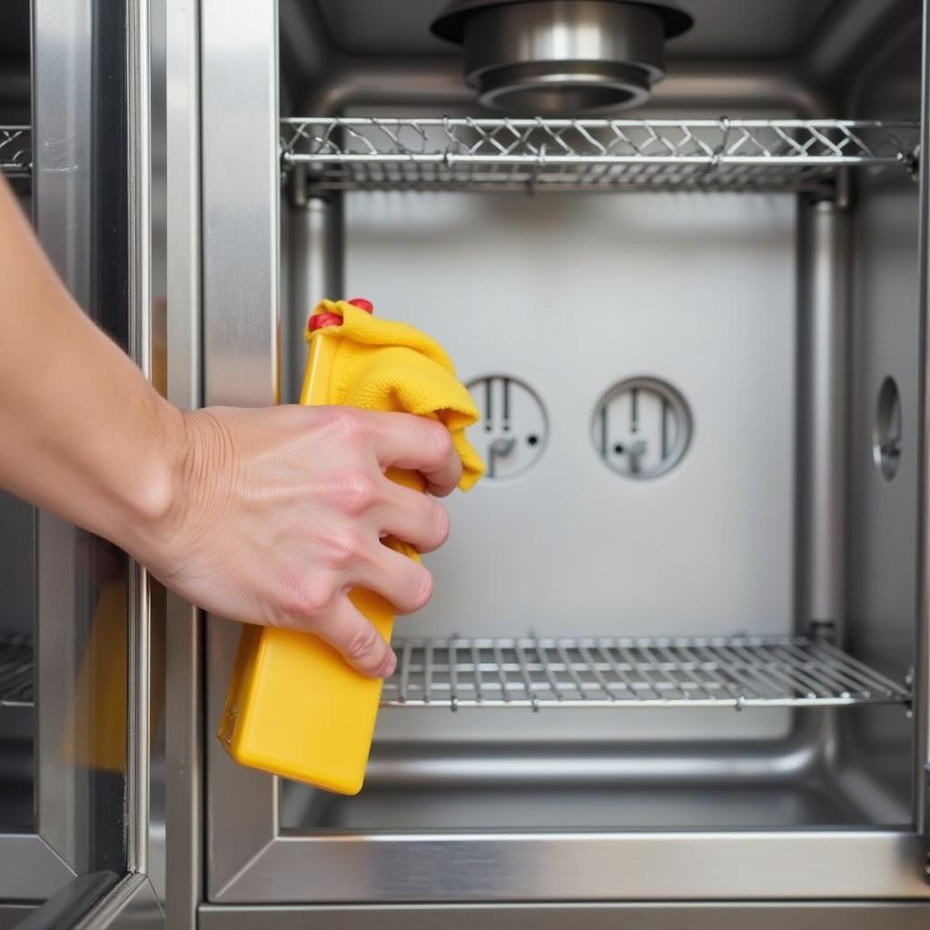 Cleaning a Food Warmer Cabinet