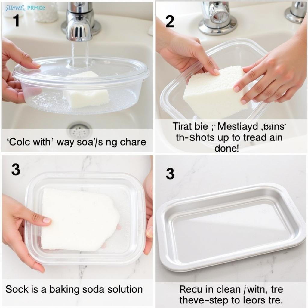 Cleaning Plastic Food Trays