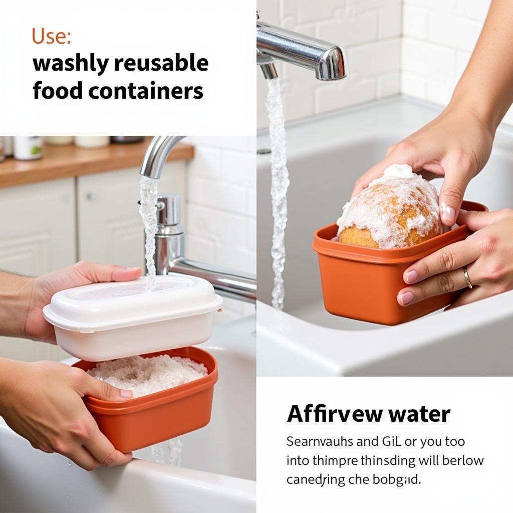 Cleaning Reusable Food Containers