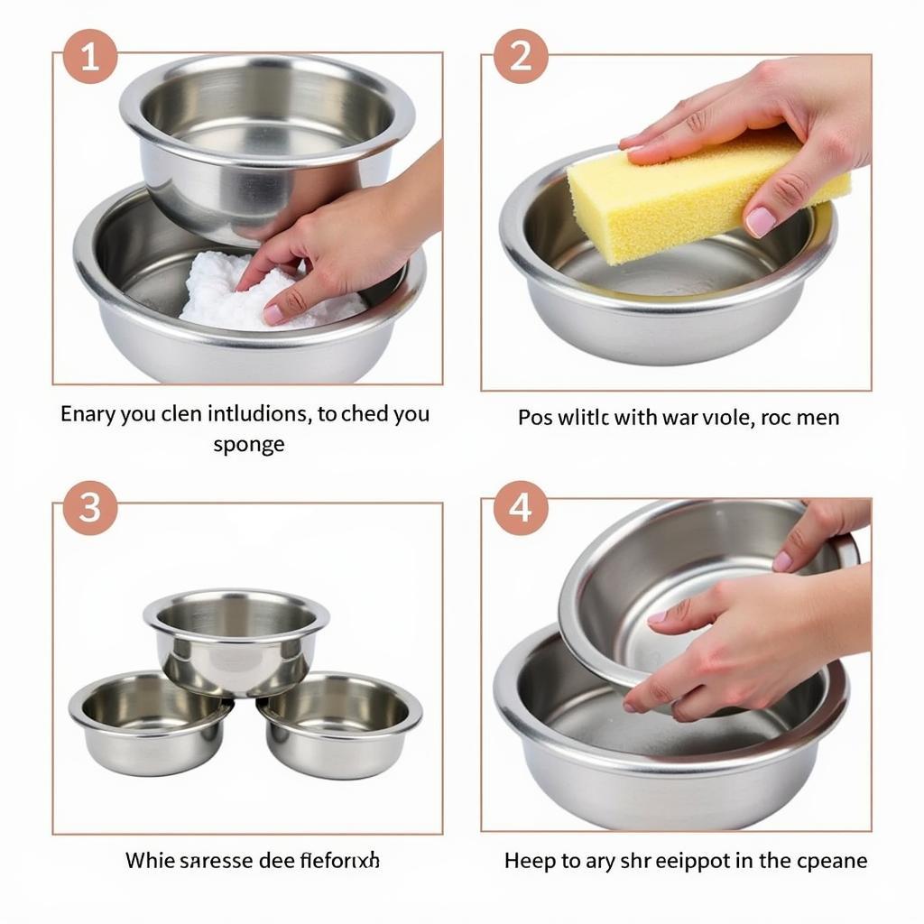 Easy Cleaning of Stainless Steel Food Containers with Soap and Water