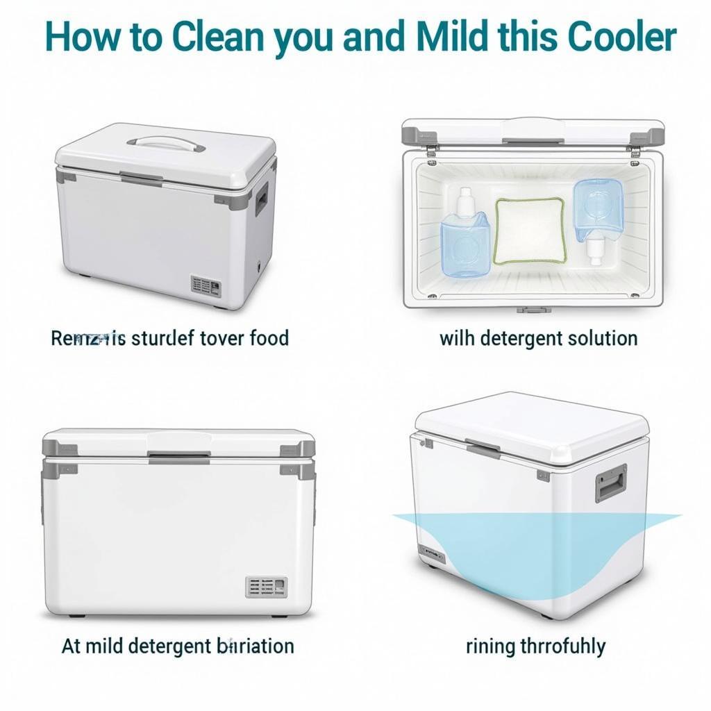 Cleaning a Table Top Cooler