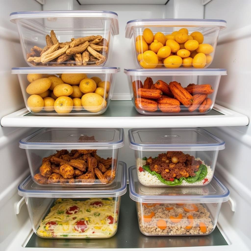 Meal Prep with Clear Disposable Containers