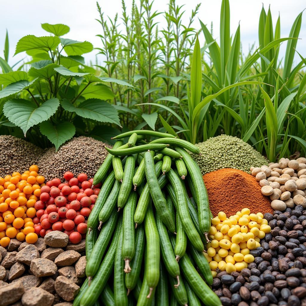 Close-up of Summer Food Plot Plants