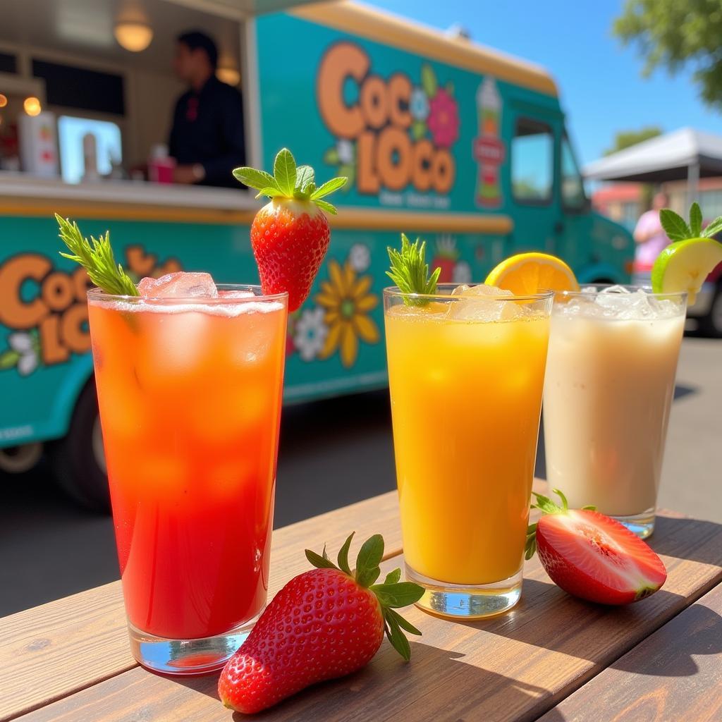 Coco Loco Grill Food Truck Menu: Tropical Drinks