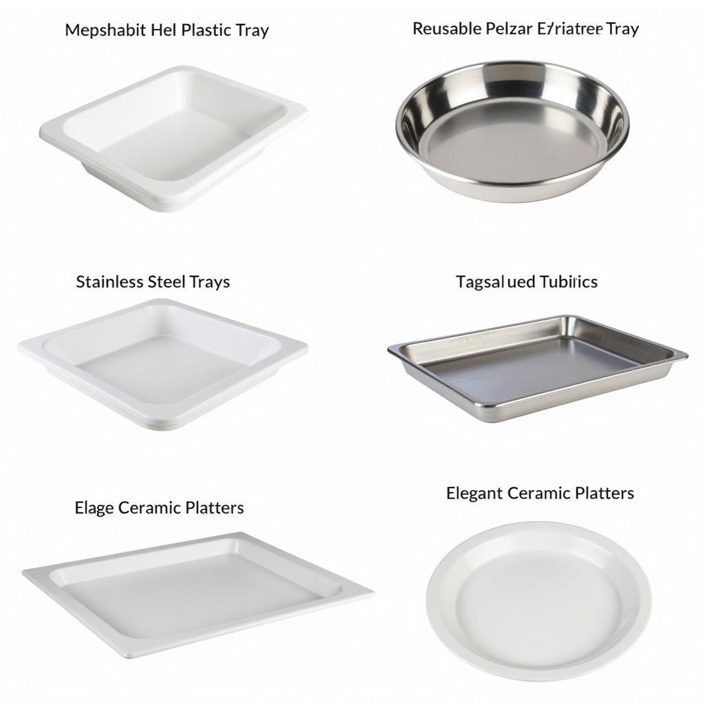 Various Cold Food Tray Options