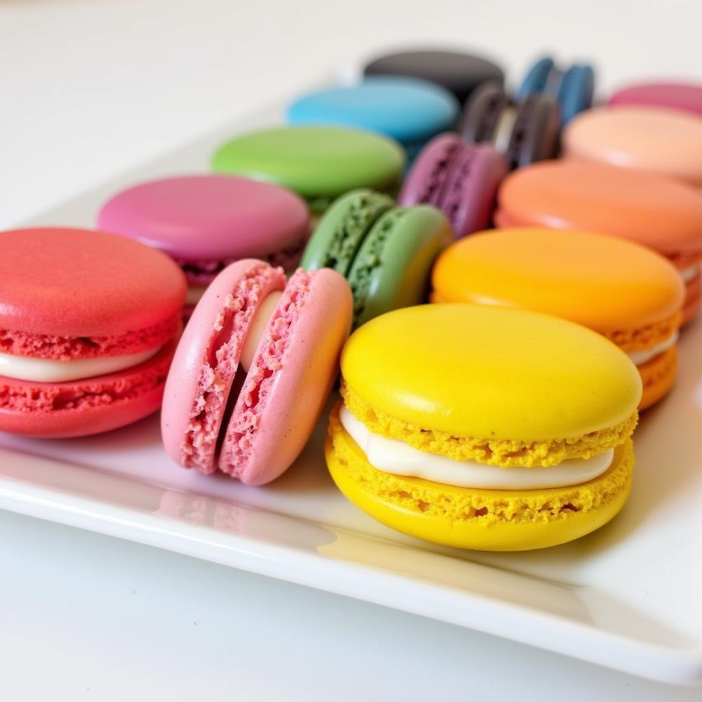 Colorful Macarons Made with Chefmaster