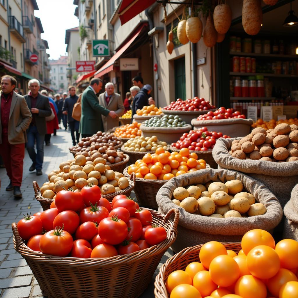 Tomatoes and Potatoes Arriving in Europe during the Columbian Exchange