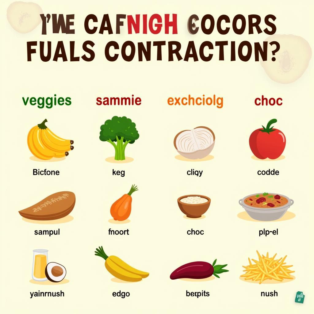 Common Food Contractions Examples