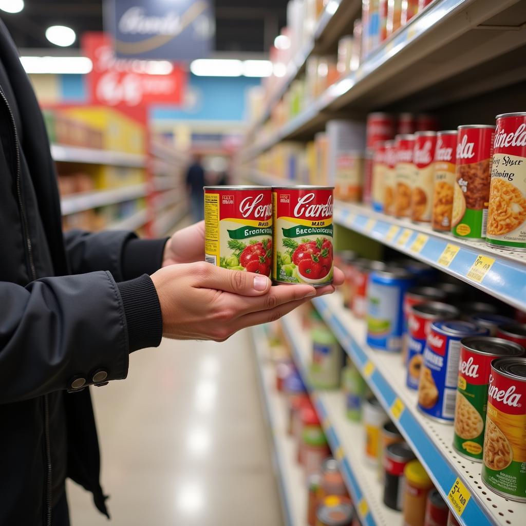 Comparing Prices of Canned Food