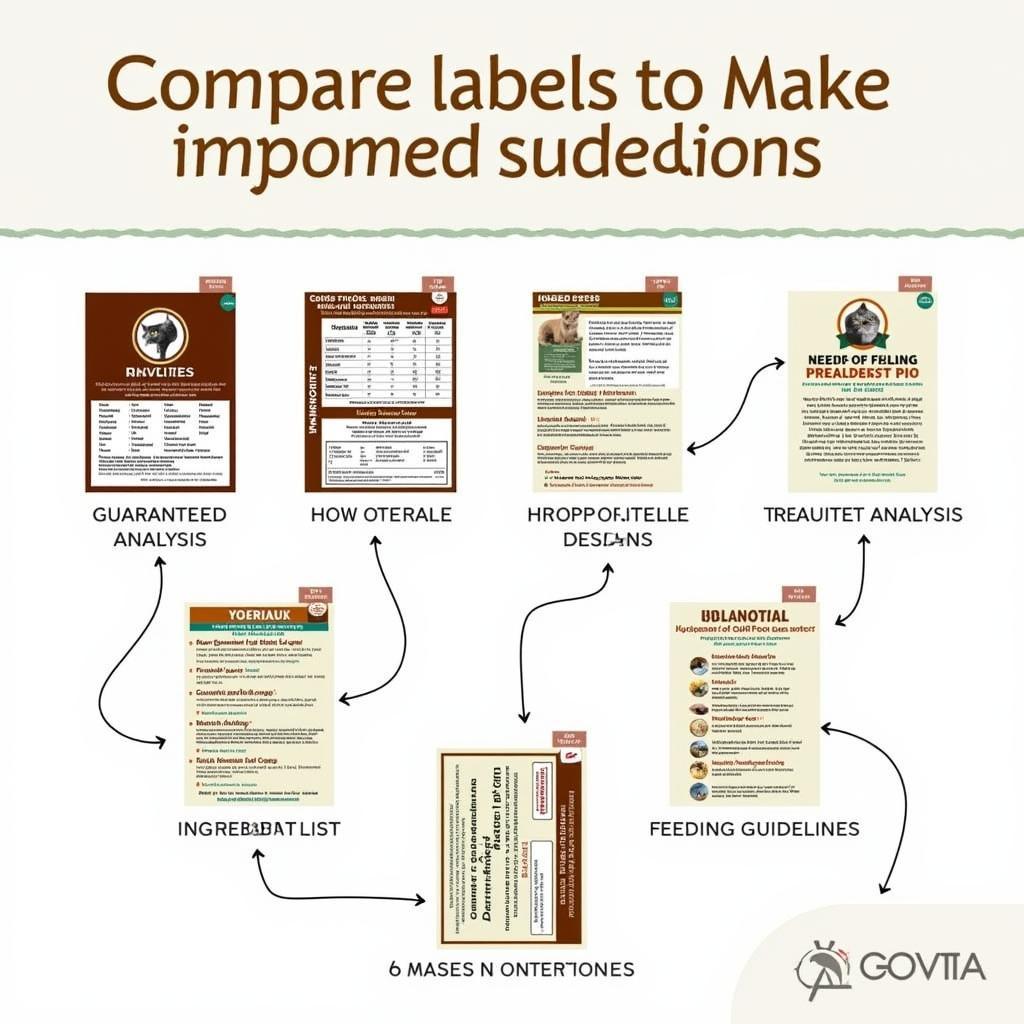 Comparing Cat Food Labels for Nutritional Value