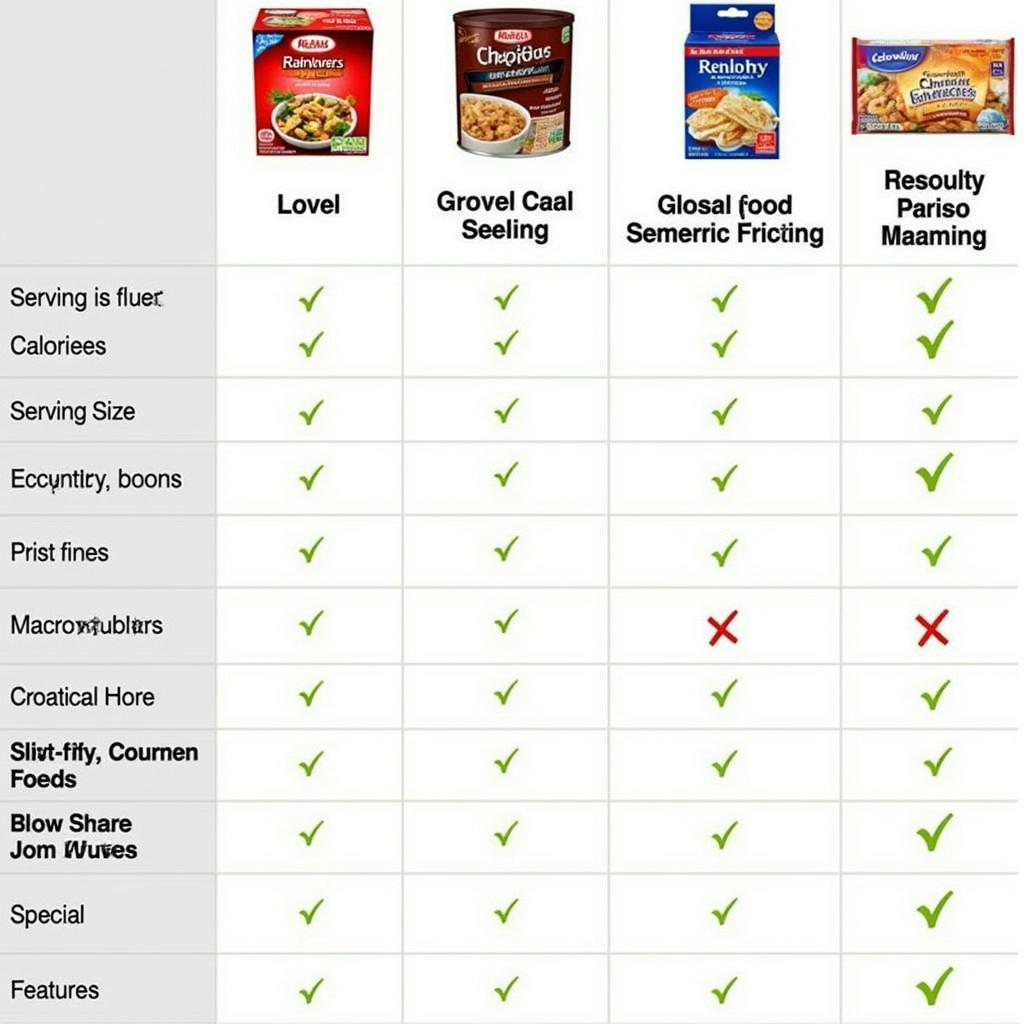 Comparing Different Commercial Emergency Food Packs