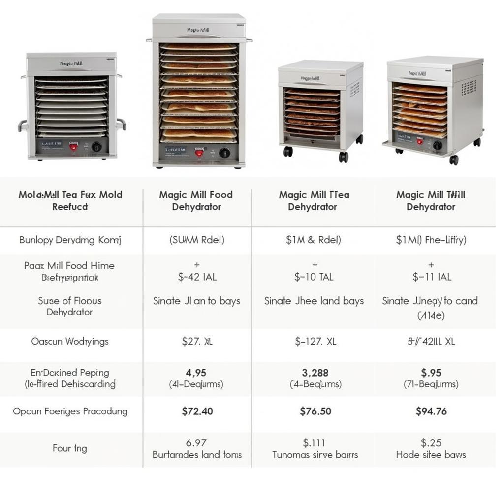 Comparing Different Magic Mill Dehydrator Models