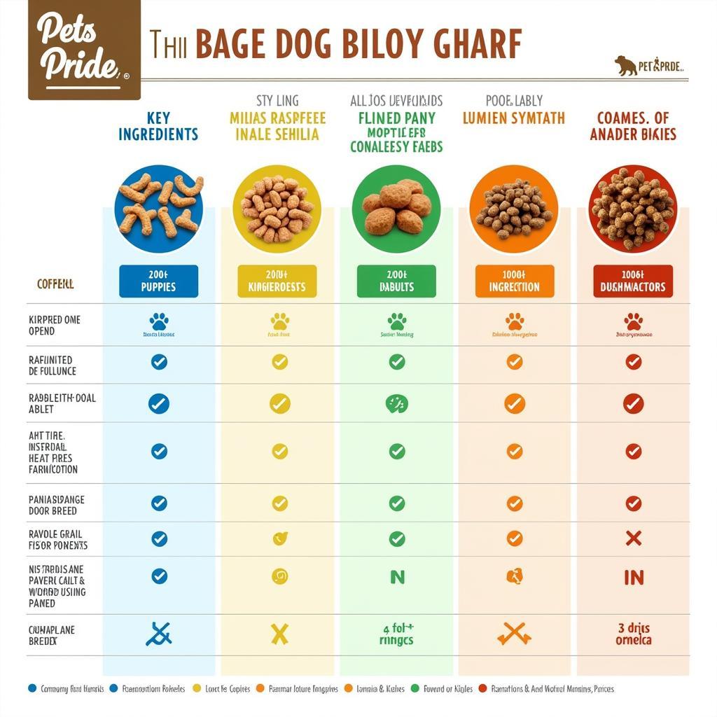 Different Pets Pride Dog Food Formulas