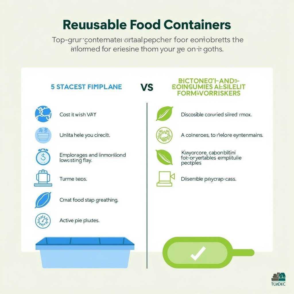 Comparing Disposable and Reusable Food Containers