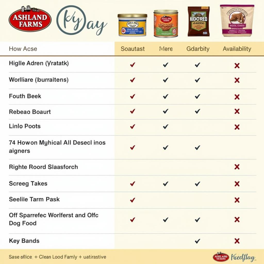 Comparing Different Dog Food Brands