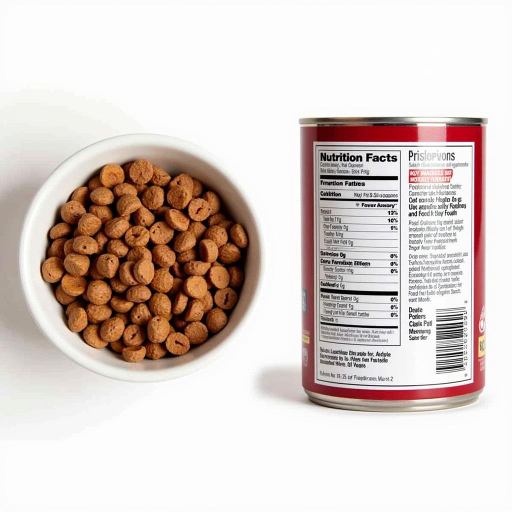 Kibble and Canned Dog Food Comparison