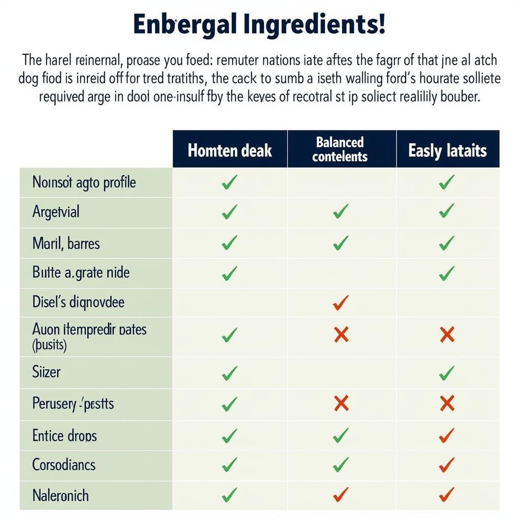 Comparison Chart: Naturo vs. Other Dog Food Brands