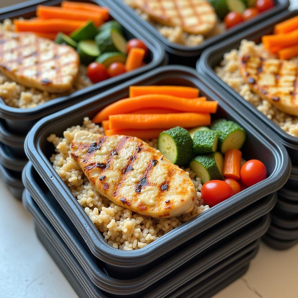 Meal Prepping with Compartment Food Trays