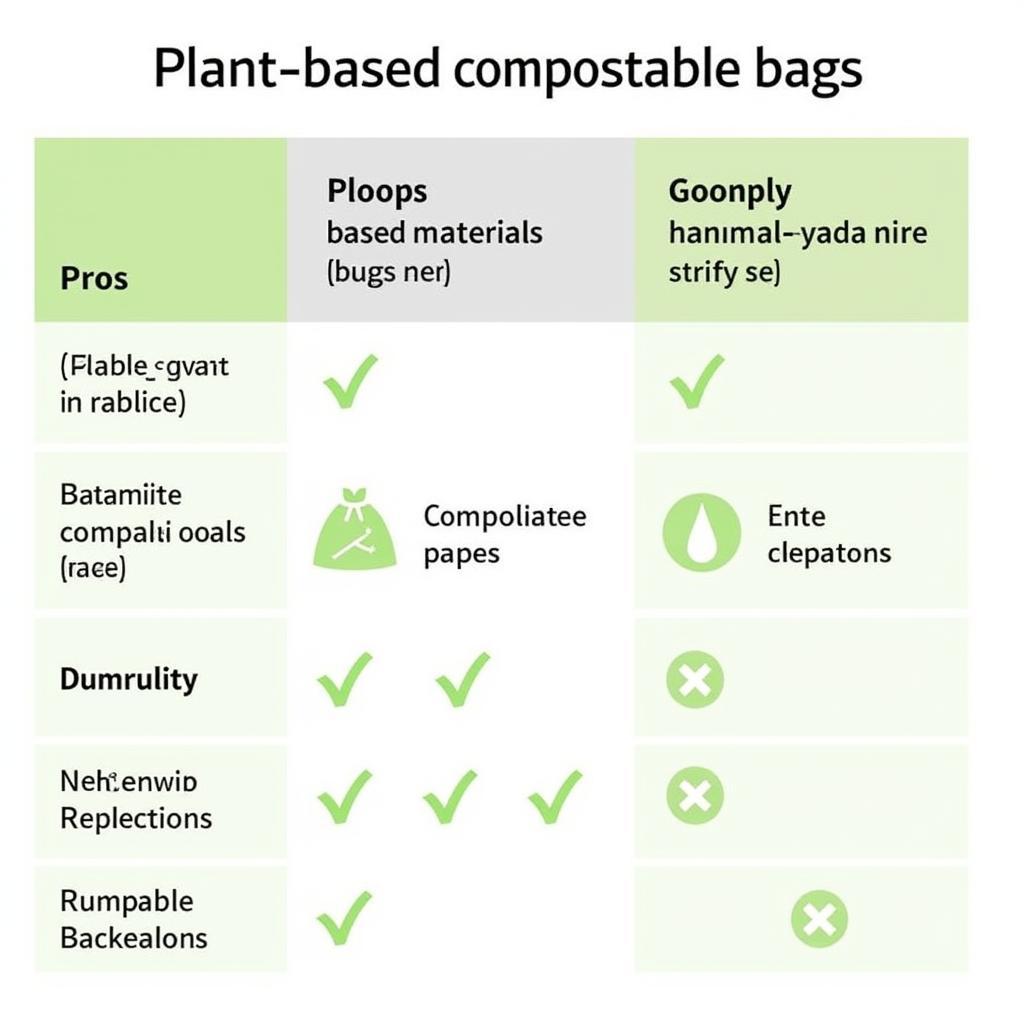 Compostable Bag Materials Comparison