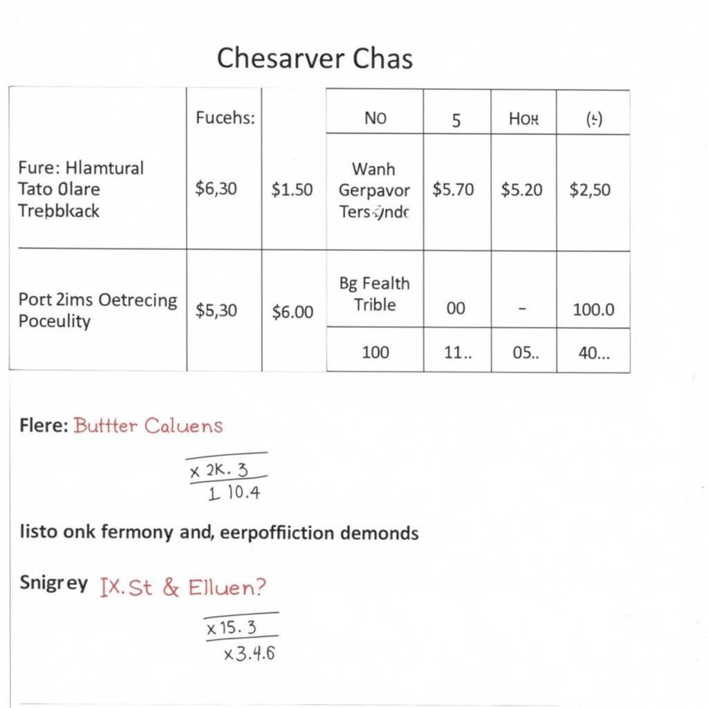 Concession Stand Food Quantity Calculation